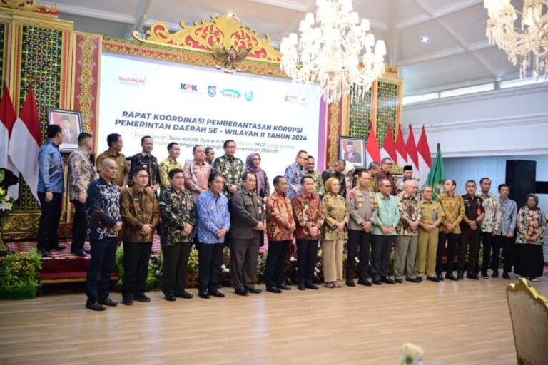 Pj Bupati Banyuasin Hadiri Rakor Pemberantasan Korupsi Pemda Se-Wilayah II 2024