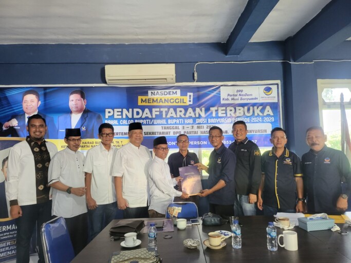 Konsisten dengan Gerakan Pemimpin Bersih, Apriyadi Lamar Partai NasDem