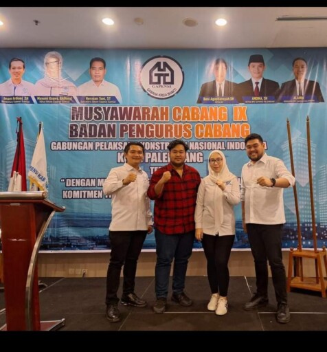 Andika Resmi Nahkodai BPC GAPENSI Palembang 2024-2029