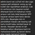 Meresahkan Mahasiswa! Universitas UKB di Palembang Minta Pembayaran SPP dan Skripsi, Apabila Tidak Dibayar Tepat Waktu Akan Kena Denda?