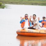 Hani S Rustam Sebar 10 ribu Benih Ikan di Boom Berlian Pada Rangkaian HUT Banyuasin ke-22 Tahun