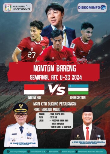 Pemkab Banyuasin Gelar Nobar Dukung Timnas Indonesia