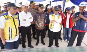 Menteri Basuki Tinjau Tol Trans Sumatera, Pj Bupati Banyuasin Usul Pembangunan Infrastruktur