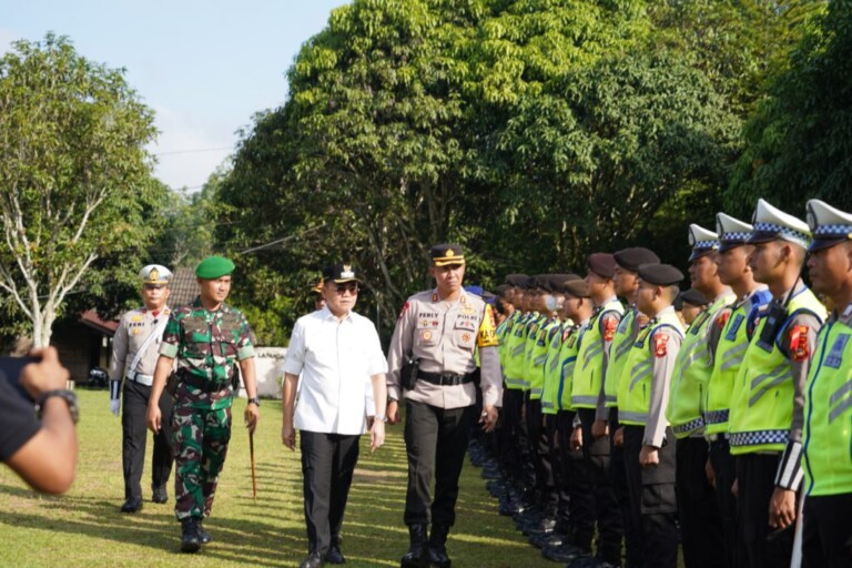 Jelang Idul Fitri, Hani S Rustam Pimpin Apel Gelar Pasukan Operasi Kepolisian Terpusat “Ketupat-2024”