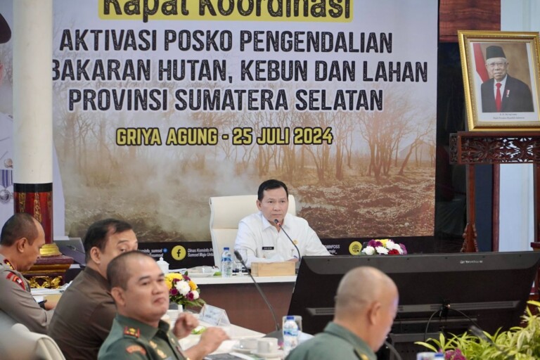 Gelar Rakor Aktivasi Posko Pengendalian Karhutlah