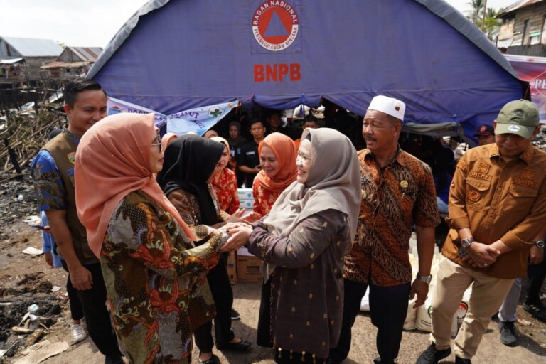 Santuni Korban Kebakaran Desa Ibul Tiga  Kabupaten Ogan Ilir 