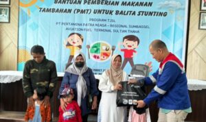 Dukung Penurunan Stunting, Pertamina Sumbagsel Perkuat Program Kesehatan di Sumbagsel