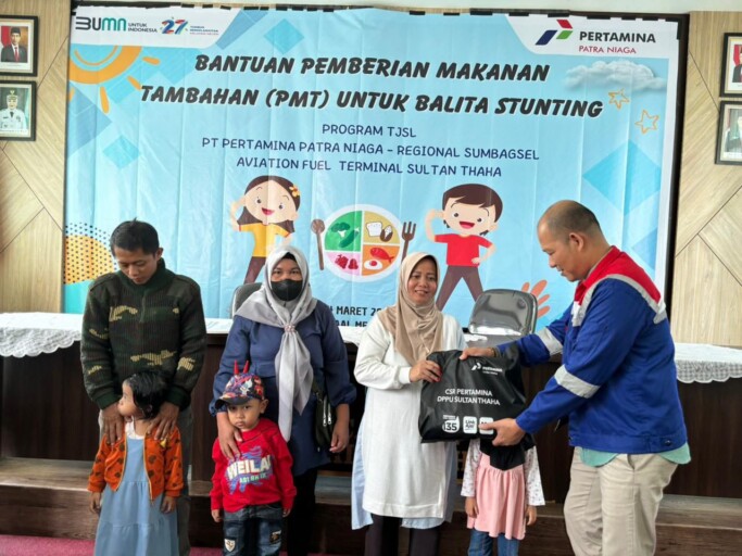 Dukung Penurunan Stunting, Pertamina Sumbagsel Perkuat Program Kesehatan di Sumbagsel