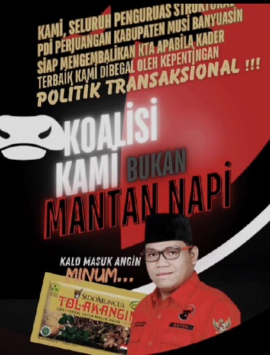 DPC PDIP Muba Tolak Dukung Calon Bupati Bukan Kader